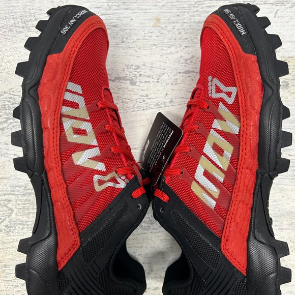 Inov-8 MUDCLAW 300 (Unisex): Conquer Trails in Black/Red Performance - Picture 6 of 9
